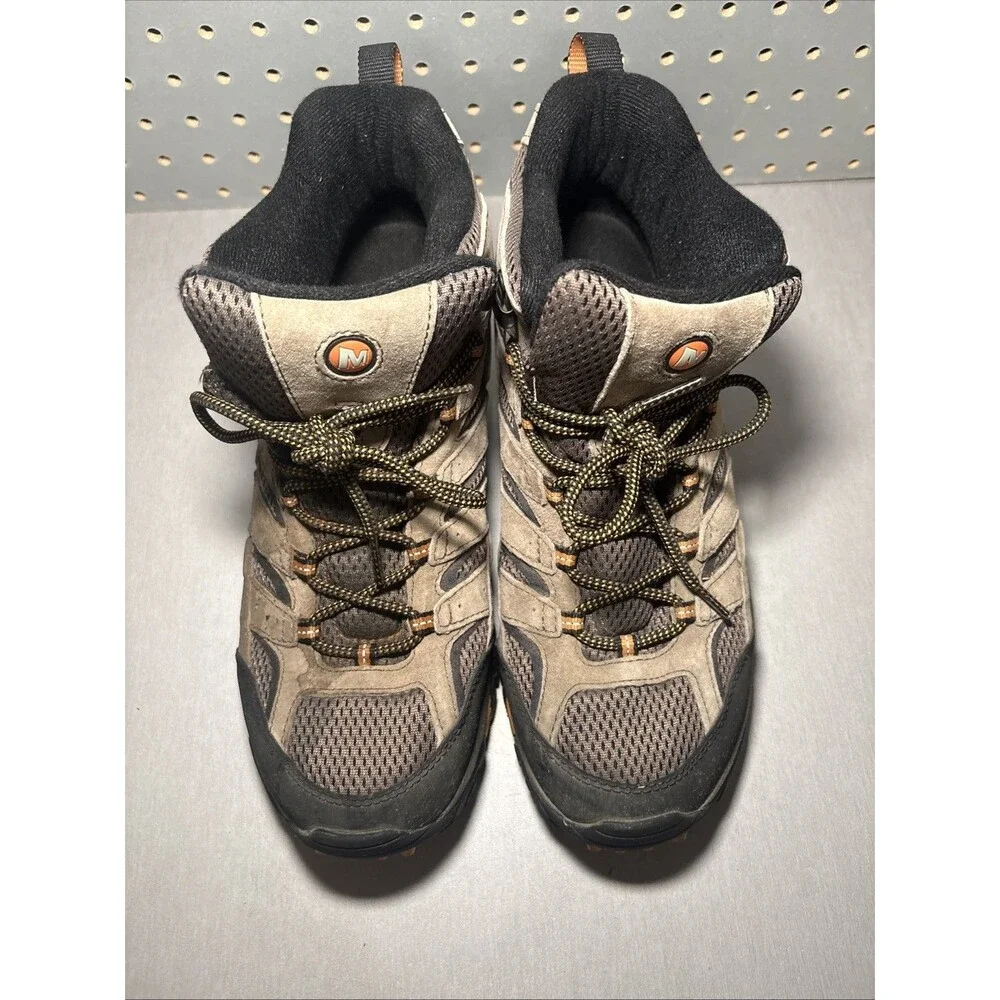 Merrell Moab 2 Ventilator Mid Hiking Shoes Mens Size 11 Brown Sneakers Vibram
